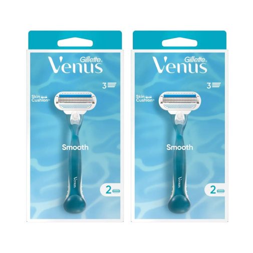 Gillette Venus Smooth női borotva + borotvabetét (2 db)