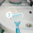 Gillette Venus Smooth női borotva + borotvabetét (2 db)