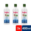 Baba 2in1 sampon és balzsam kókuszolajjal száraz és töredezett hajra 3x400 ml