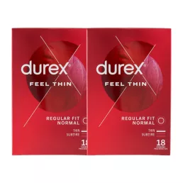 Durex Feel Thin élethű érzés óvszer (2x12 db)