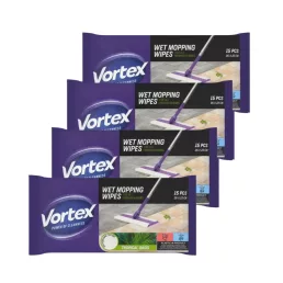   VORTEX Nedves felmosó törlőkendő trópusi illattal (4x15 db)