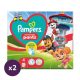 Pampers Active Baby Pants Mancs Őrjárat bugyipelenka 4, 9-15 kg, HAVI PELENKACSOMAG 1+1, 144 db