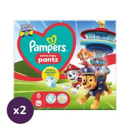   Pampers Active Baby Pants Mancs Őrjárat bugyipelenka 6, 13+ kg, HAVI PELENKACSOMAG 1+1, 120 db