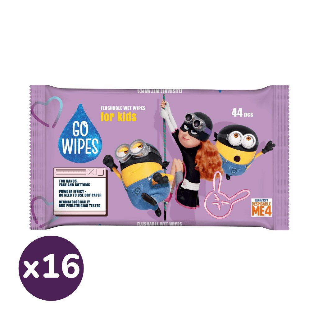 GoWipes Minions nedves törlőkendő (16x44 db)