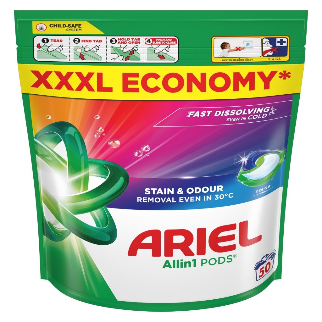 INGYENES SZÁLLÍTÁS - Ariel Color Fresh mosókapszula (2x100 db)