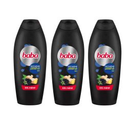   Baba 2in1 férfi tusfürdő, vadszeder és gyömbér illat (3x750 ml)