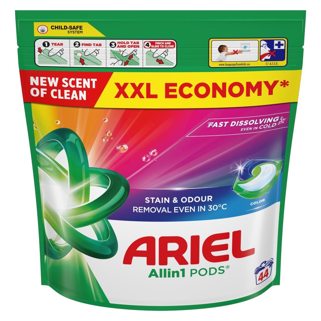 INGYENES  SZÁLLÍTÁS - Ariel Color mosókapszula (3x44 db)