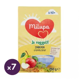   Milupa Jó reggelt! Zabkása, gyümölcsduó 6 hó+ (7x225 g)