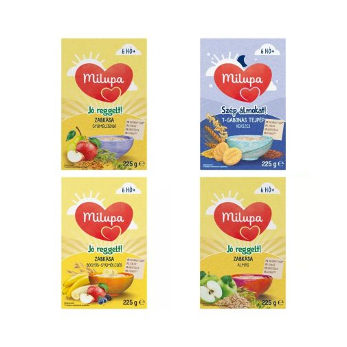 Milupa válogatáscsomag 6 hó+  (4x225g)