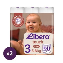 Libero Touch 3 bugyipelenka, 5-8 kg, 180 db