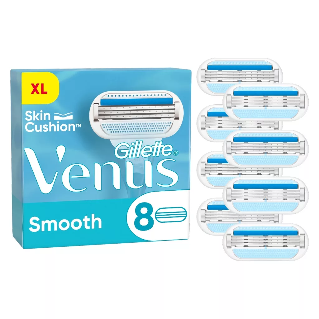 Gillette Venus Smooth női borotvabetét/pótfej (2x8 db)