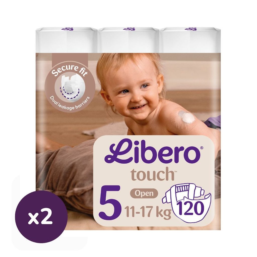 Libero Touch 5 pelenka, 11-17 kg, 240 db