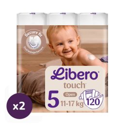 Libero Touch 5 pelenka, 11-17 kg, 240 db