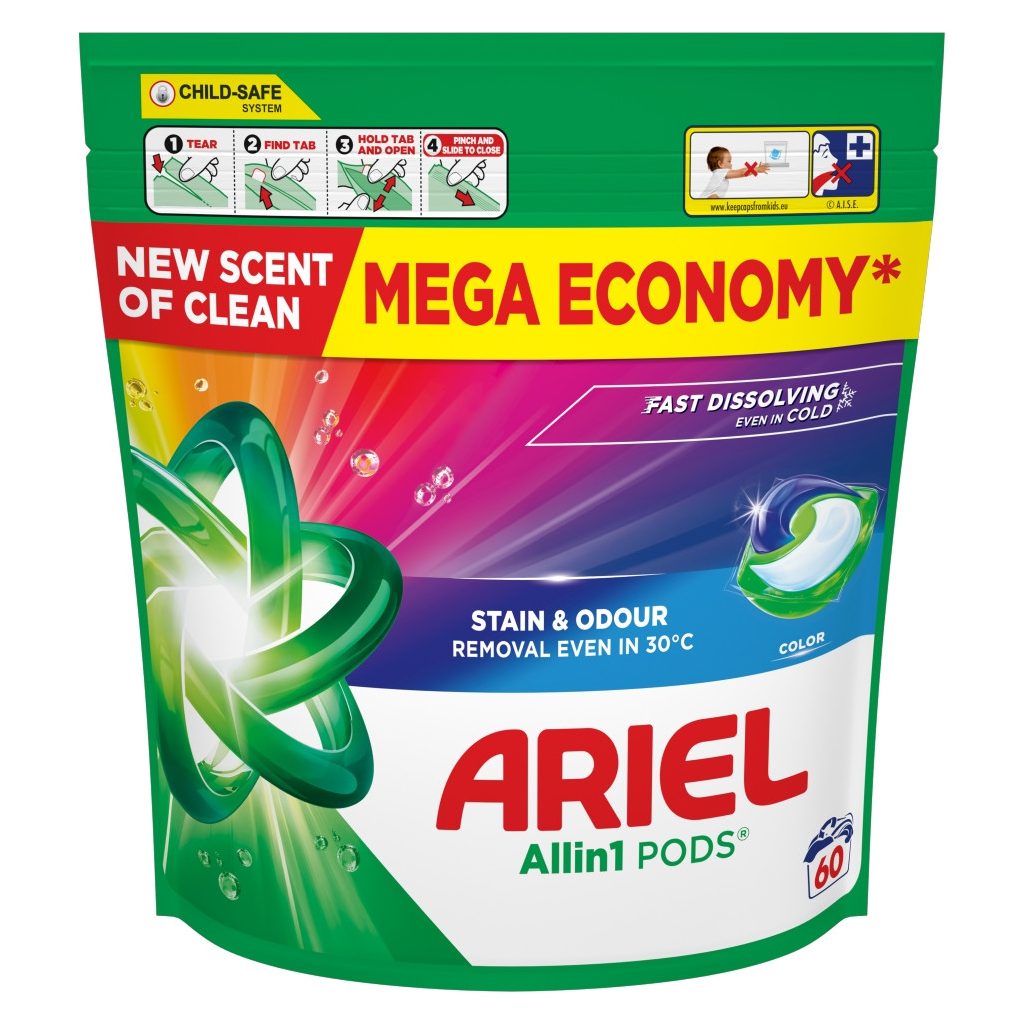 INGYENES  SZÁLLÍTÁS - Ariel Color Fresh mosókapszula (2x60 db)