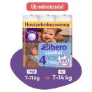 Libero Comfort 4 pelenka, 7-14 kg, 222 db