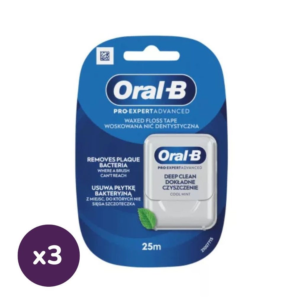 Oral-B Pro Expert Deep Clean fogselyem érzékeny fogakra (3x25 m)