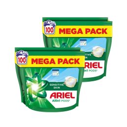   INGYENES  SZÁLLÍTÁS - Ariel All-in-1 PODS Mosókapszula Sensitive (2x100 db)