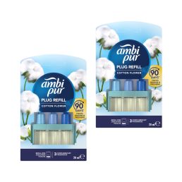   Ambi Pur 3Volution Elektromos Légfrissítő-utántöltő Cotton Flower (2x20 ml)