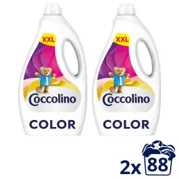   Coccolino Color mosószer színes ruhákhoz 2x3,52 liter (176 mosás)