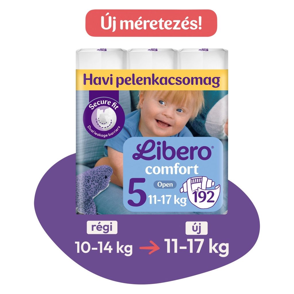 Libero Comfort 5 pelenka, 11-17 kg, 384 db