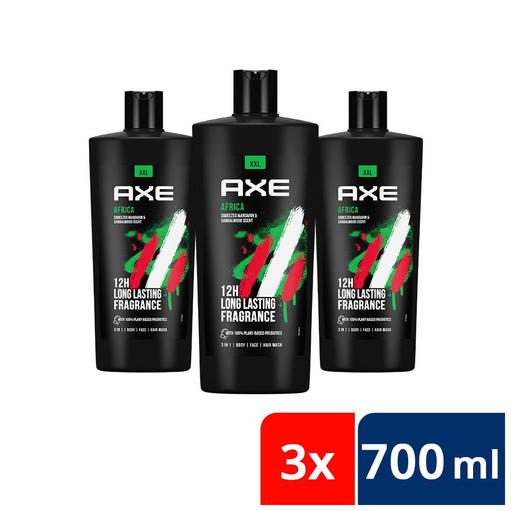 AXE tusfürdő Africa (3x700 ml)