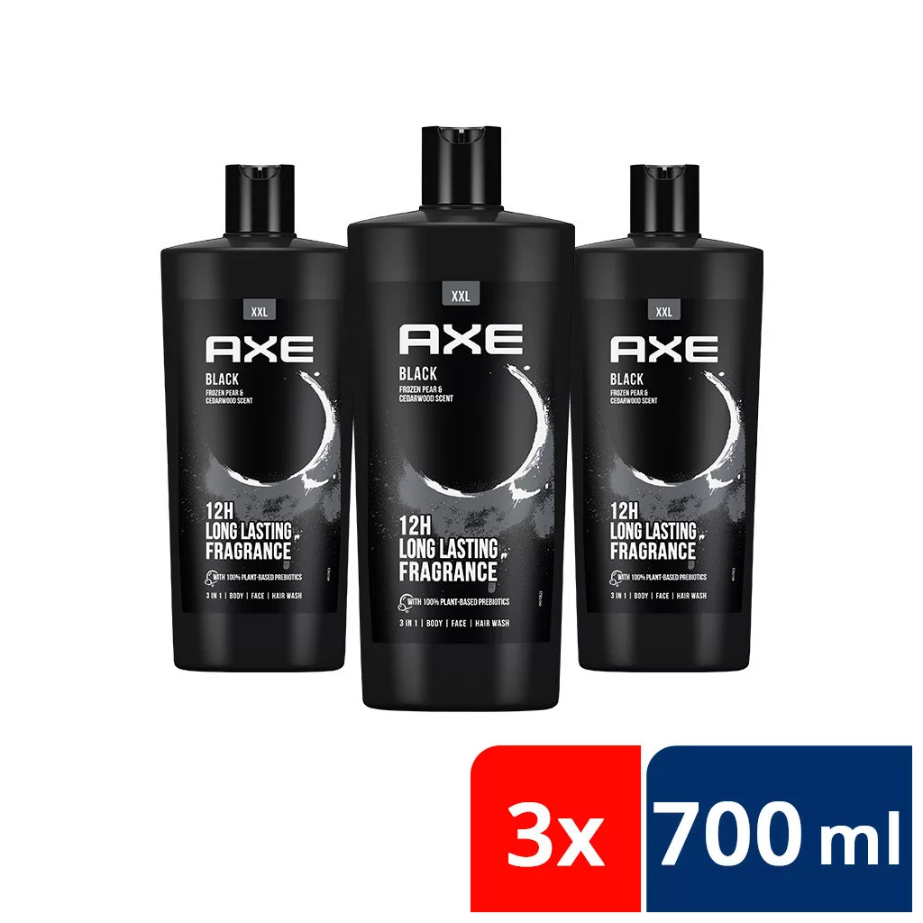 AXE tusfürdő Black (3x700 ml)