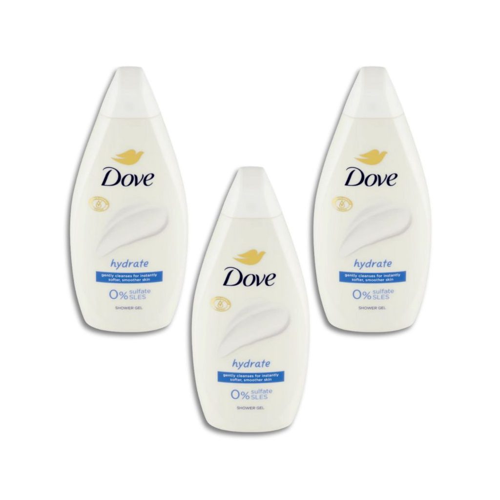 Dove Hydrate krémtusfürdő (3x720 ml)