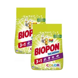 Biopon Color mosópor 2x1,02 kg (34 mosás)