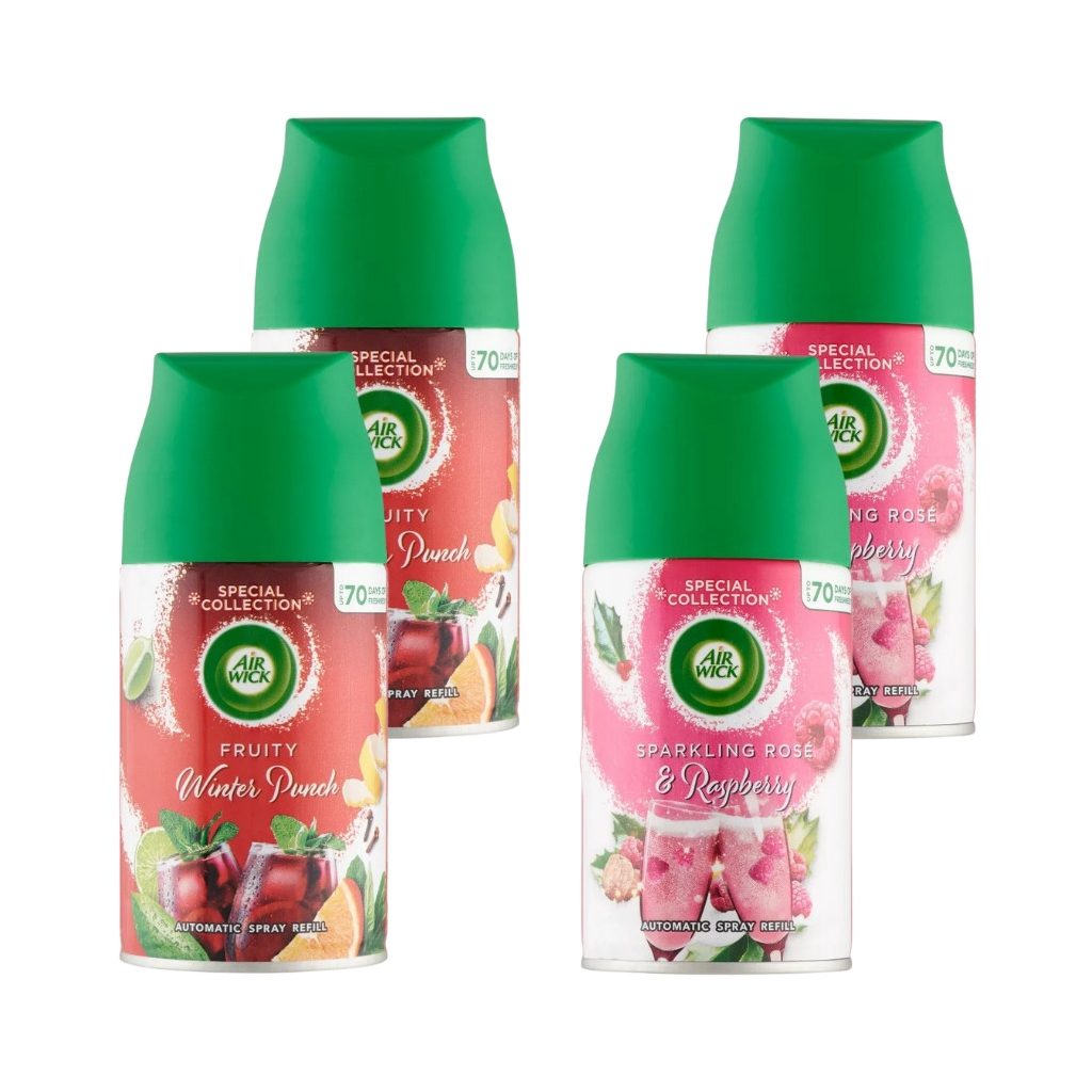 Air Wick Freshmatic Téli utántöltő csomag különböző illatokkal (4 db)