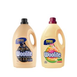  INGYENES SZÁLLÍTÁS - Woolite Keratin Therapy Fruity mosószer csomag színes és sötét ruhákhoz 2x4,5 liter (150 mosás)