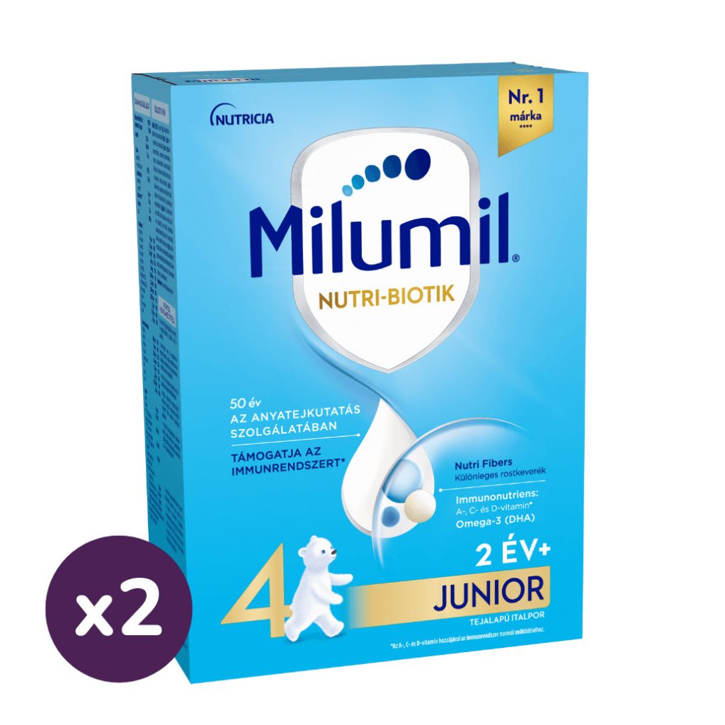 Milumil Junior 4 gyerekital 24 hó+ (2x500 g)