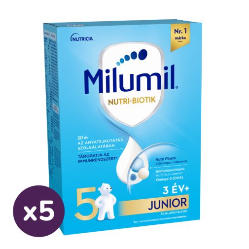 Milumil Junior 5 gyerekital 36 hó+ (5x500 g)