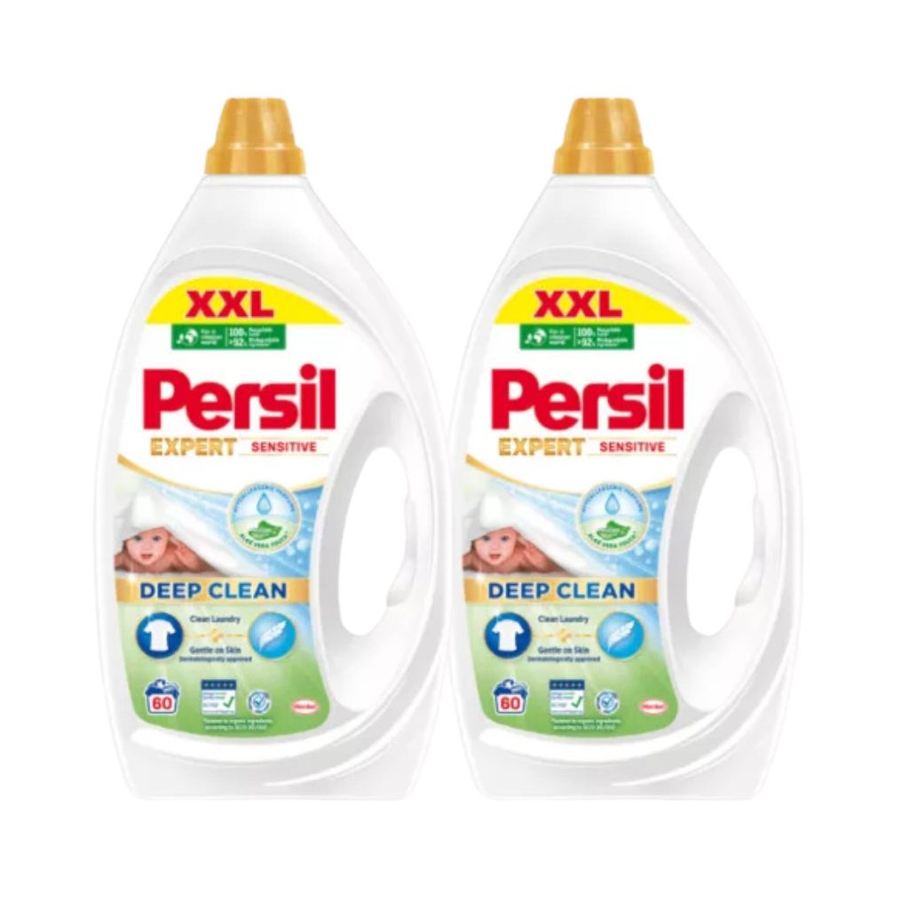 INGYENES  SZÁLLÍTÁS - Persil Expert Sensitive folyékony mosószer 2x2700 ml (120 mosás)