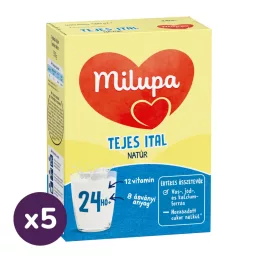 Milupa natúr tejes ital, 2 év+ (5x500 g)