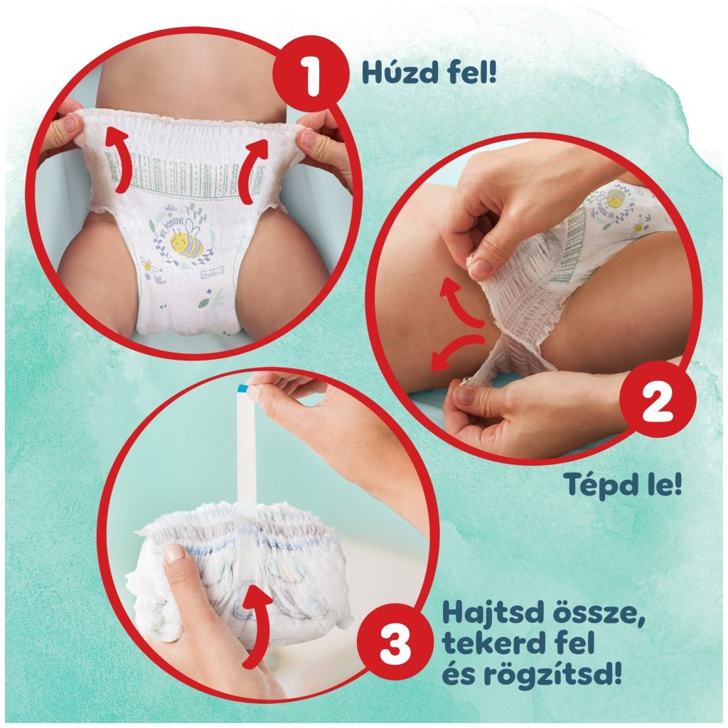 INGYENES SZÁLLÍTÁS - Pampers Harmonie Pants bugyipelenka 5, 12-17 kg, HAVI PELENKACSOMAG 288 db + ajándék Harmonie törlőkendő