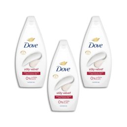 Dove Silky Velvet krémtusfürdő (3x450 ml)