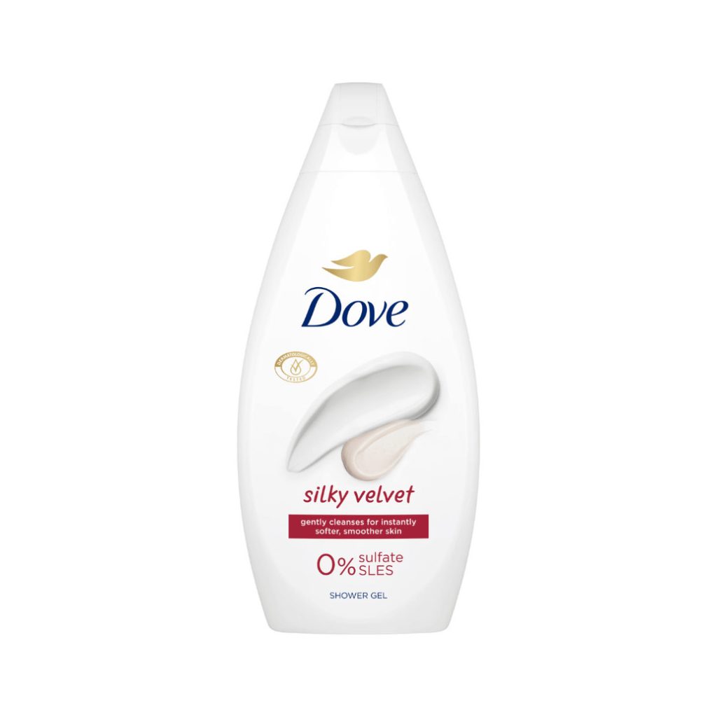 Dove Silky Velvet krémtusfürdő (3x450 ml)