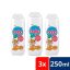 Baba 2in1 gyerek tusfürdő és sampon gyümölcs illattal 3x250 ml