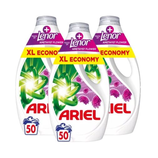Ariel Amethyst folyékony mosószer 3x2,25 liter (150 mosás)