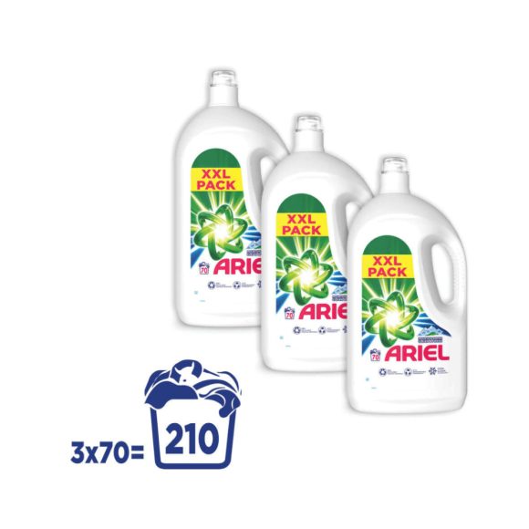 INGYENES SZÁLLÍTÁS - Ariel folyékony mosószer, Mountain Spring 3x3,5 liter (210 mosás)