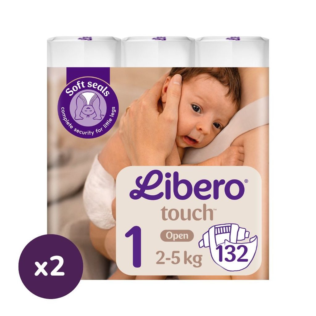 Libero Touch pelenka, Újszülött 1, 2-5 kg, HAVI PELENKACSOMAG 264 db