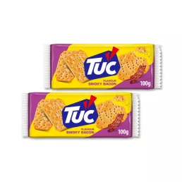 TUC bacon ízű sós keksz 2x100 g