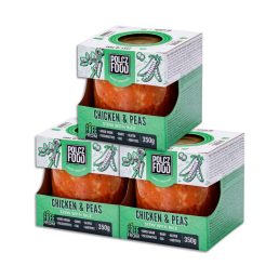 Polcz - Zöldborsós csirke rizzsel (3x350 g)