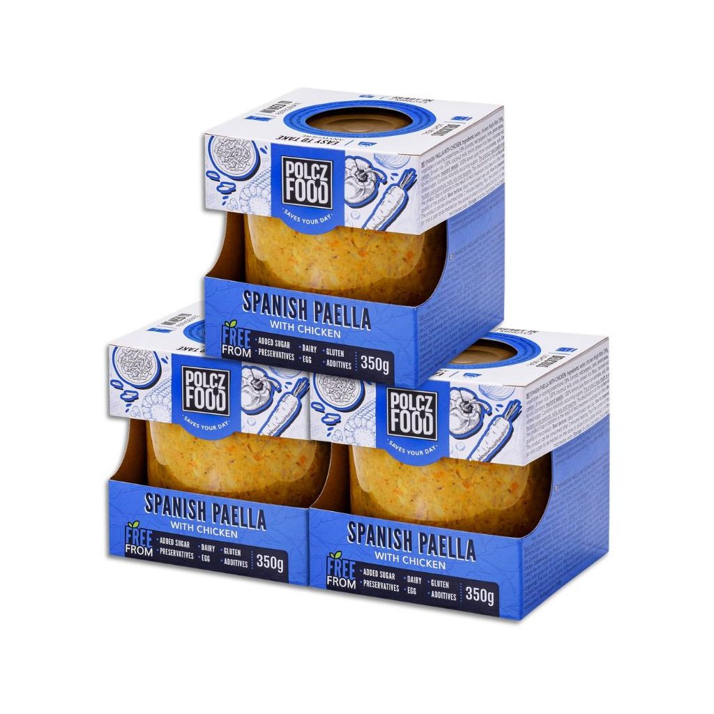 Polcz - Paella spanyol csirkés rizseshús (3x350 g)
