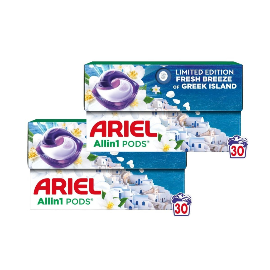 Ariel Greek Island mosókapszula (2x30 db)