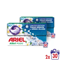 Ariel Greek Island mosókapszula (2x30 db)