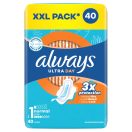 Always Ultra Day Normal egészségügyi szárnyas betét, 1-es méret (80 db)