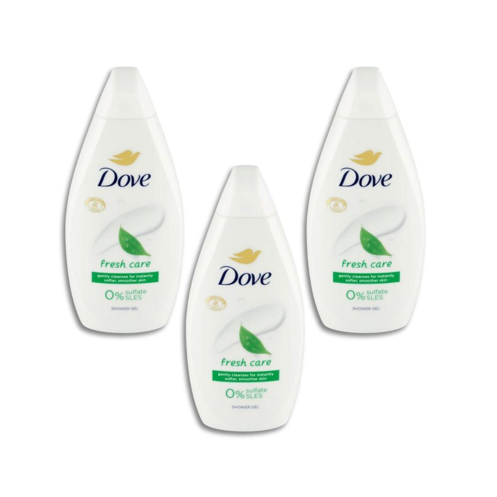 Dove Fresh Care krémtusfürdő (3x720 ml)