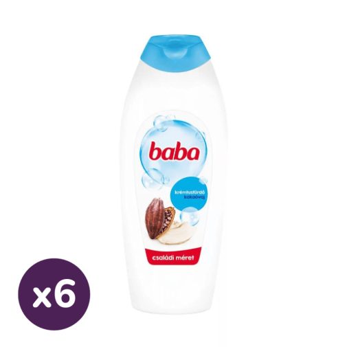Baba tusfürdő kakaóvajjal 6x750 ml