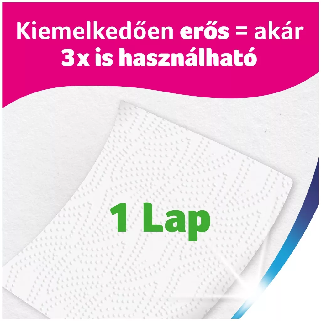 Zewa Wisch & Weg Extra Lang Design háztartási papírtörlő 2 rétegű (2x2 tekercs) + AJÁNDÉK fakanál